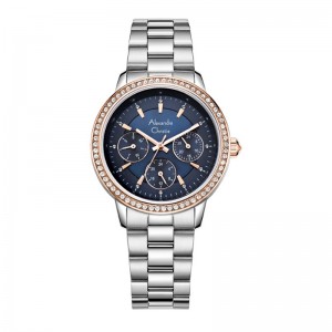 Alexandre Christie AC 2A53 Silver Rosegold Blue BFBTRBU